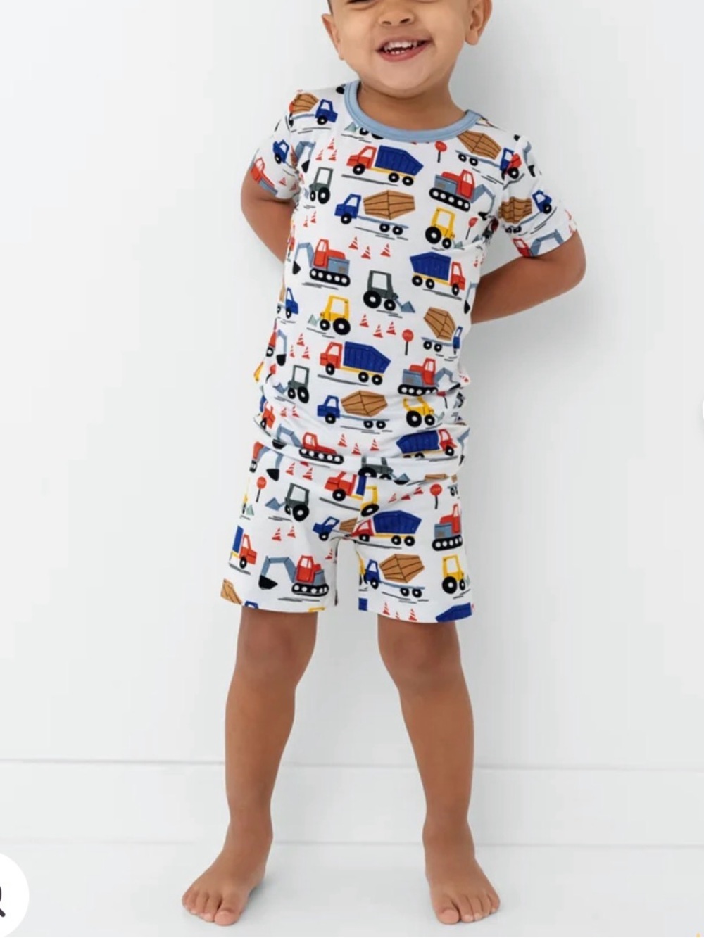 Little Sleepies Bamboo Construction Short PJ Set